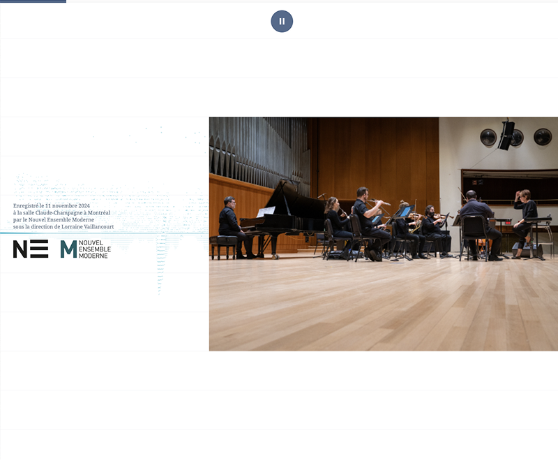 Sound visualization — real-time music interpretation